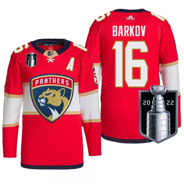 Florida Panthers 2022 Stanley Cup Playoffs Aleksander Barkov Authentic Pro Jersey