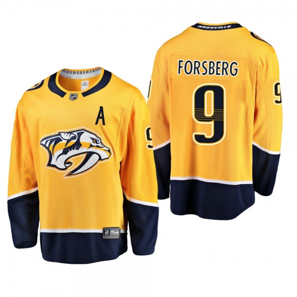 Filip Forsberg Nashville Predators Home Player Bre...