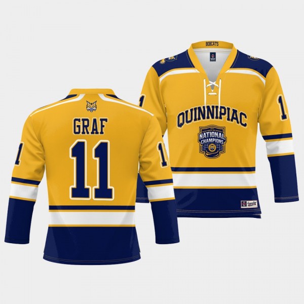 Quinnipiac Bobcats Collin Graf 2023 NCAA National ...