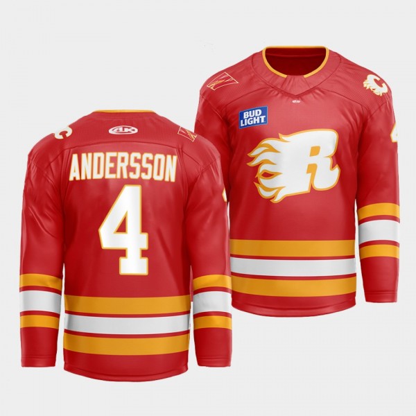 Flames X Rush X CGY Wranglers Rasmus Andersson Cal...