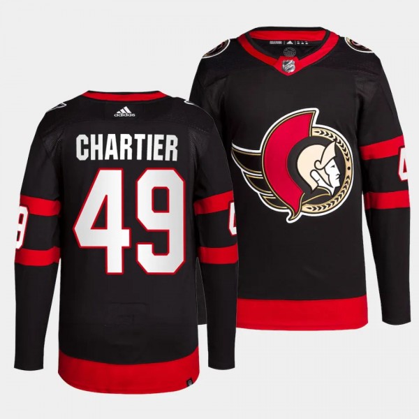 Ottawa Senators Primegreen Rourke Chartier #49 Bla...