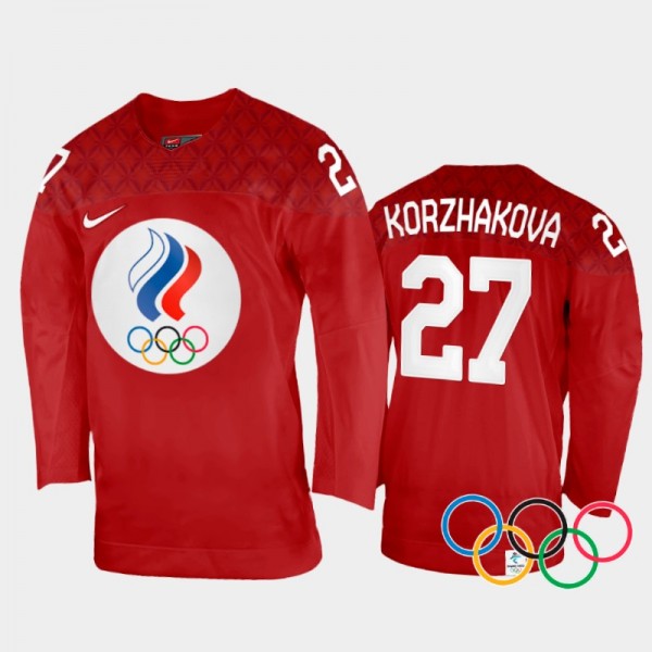 Russia Women's Hockey 2022 Winter Olympics Veronik...