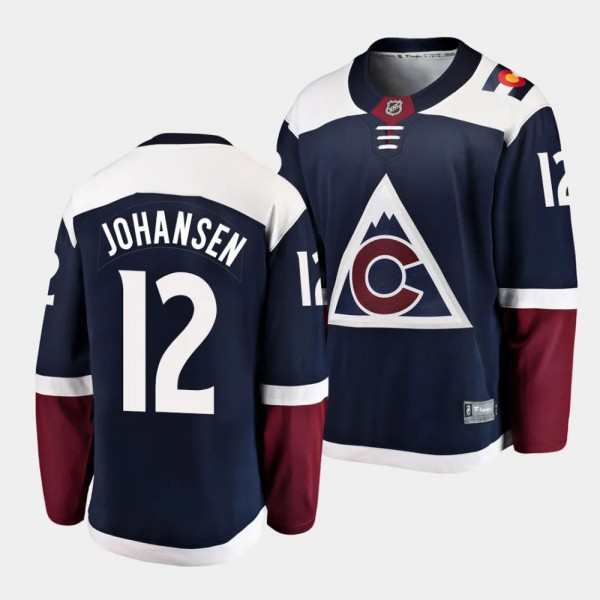 Colorado Avalanche Ryan Johansen Alternate Navy Br...