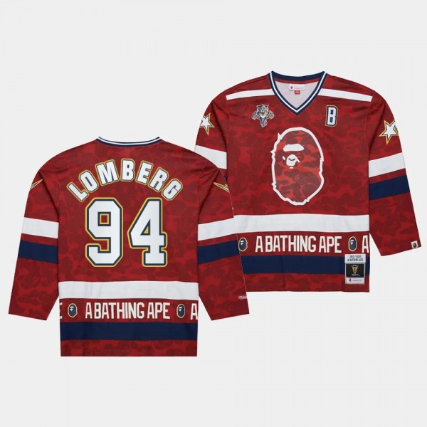 Florida Panthers NHL BAPE Mitchell Ness Ryan Lombe...