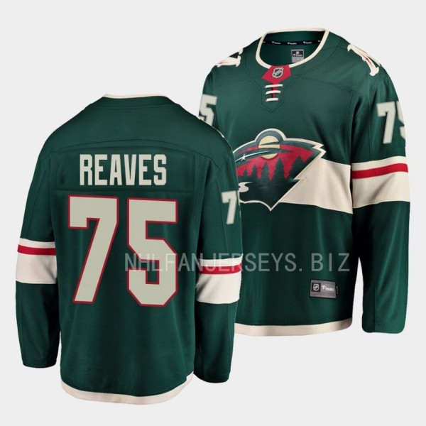 Minnesota Wild Ryan Reaves Home Green Breakaway Pl...