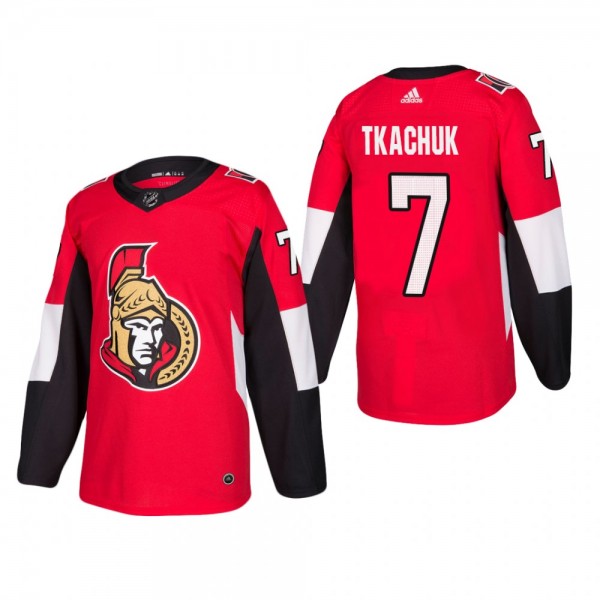 Brady Tkachuk Ottawa Senators Home Player Authenti...