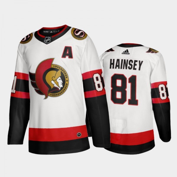 Ron Hainsey Away Ottawa Senators Jersey 2020-21 2D...