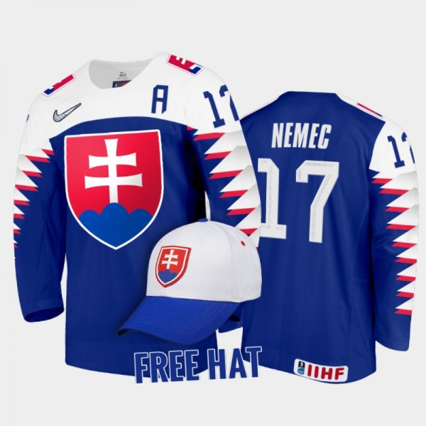 Slovakia Hockey Simon Nemec 2022 IIHF World Junior...