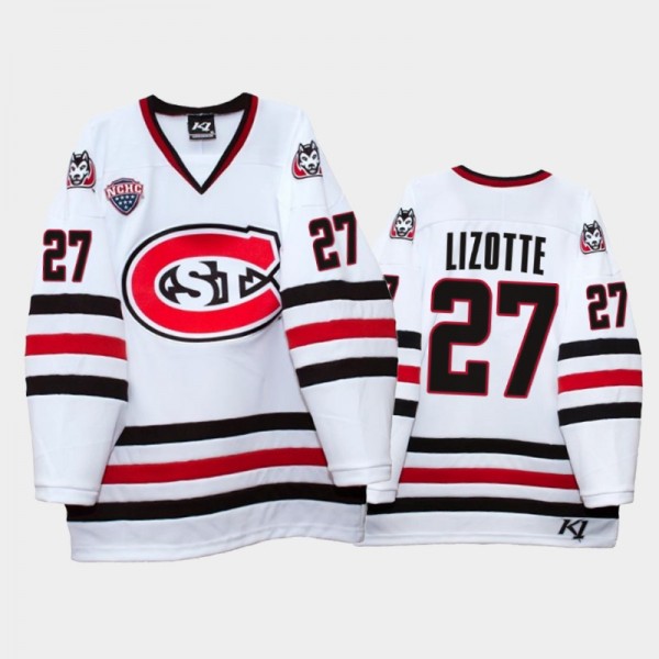 St. Cloud State Huskies Blake Lizotte Home White H...