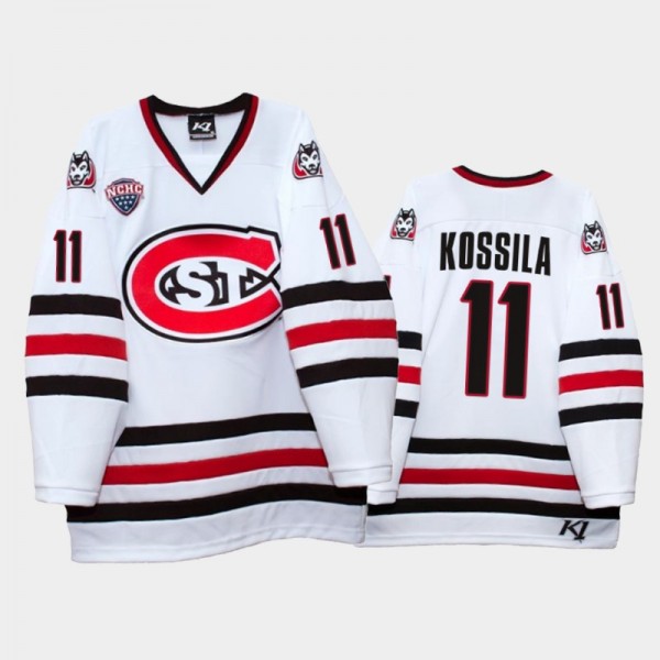 St. Cloud State Huskies Kalle Kossila Home White H...