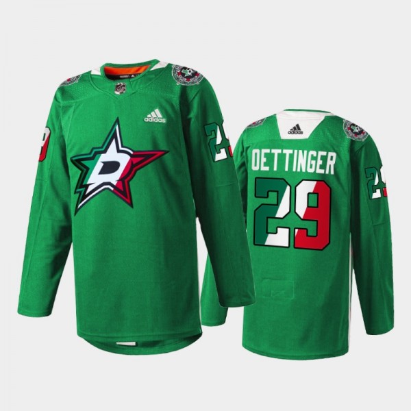 Stars Noche Mexicana Jake Oettinger Jersey Special...