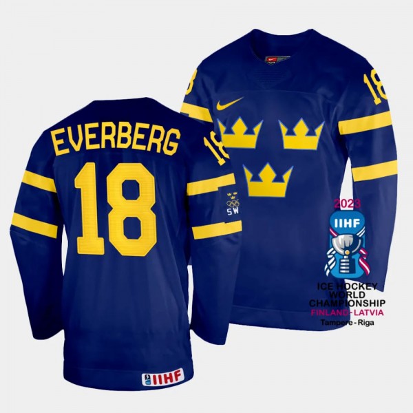 Dennis Everberg 2023 IIHF World Championship Swede...