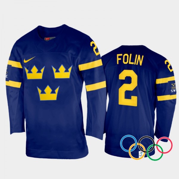 Sweden Hockey 2022 Winter Olympics Christian Folin...