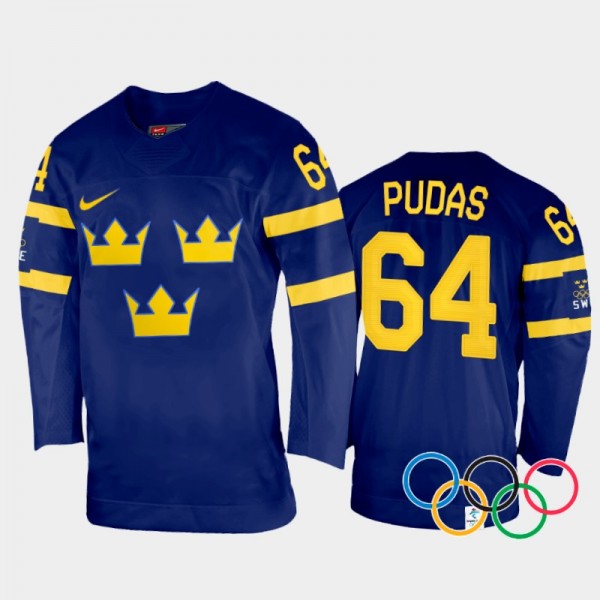 Sweden Hockey 2022 Winter Olympics Jonathan Pudas ...