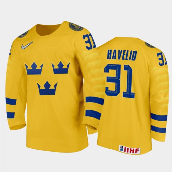 Hugo Havelid 2021 IIHF U18 World Championship Swed...