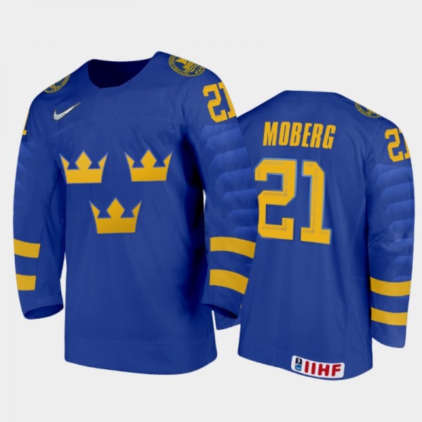 Oliver Moberg 2021 IIHF U18 World Championship Swe...