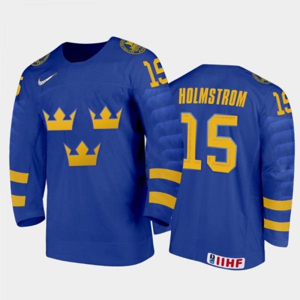 Simon Holmstrom 2021 IIHF World Junior Championshi...