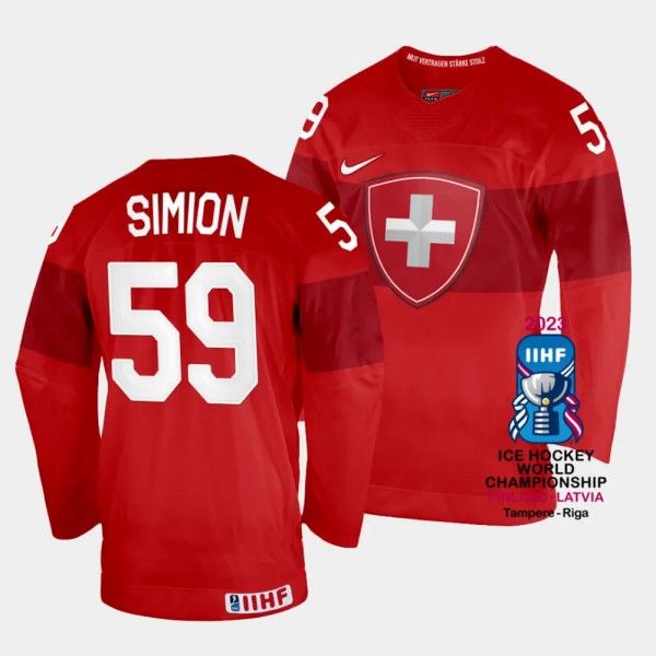 Dario Simion 2023 IIHF World Championship Switzerl...