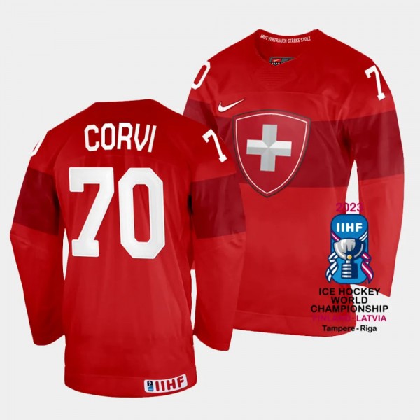 Enzo Corvi 2023 IIHF World Championship Switzerlan...