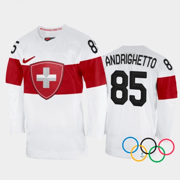Switzerland Hockey 2022 Winter Olympics Sven Andri...