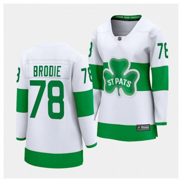 Toronto Maple Leafs T.J. Brodie 2024 St. Patricks ...