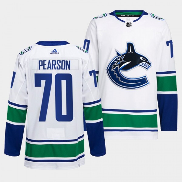 Vancouver Canucks Away Tanner Pearson #70 White Je...