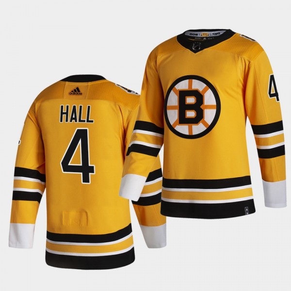 Boston Bruins 2021 Reverse Retro Taylor Hall Gold ...