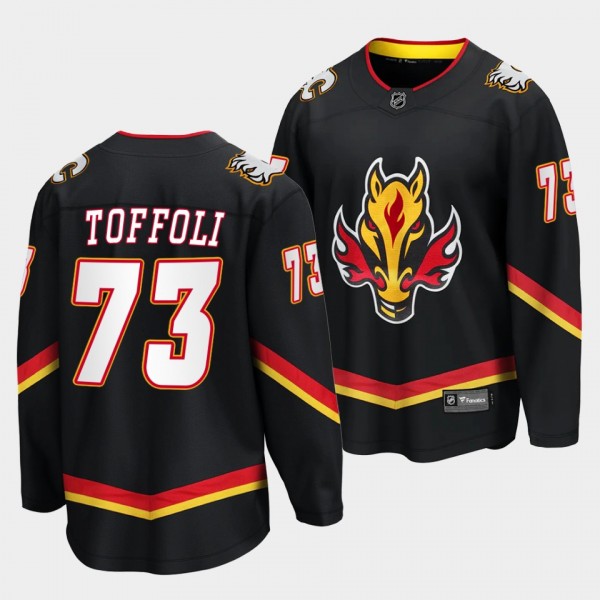 Tyler Toffoli Calgary Flames 2022-23 Alternate Black Breakaway Player Jersey Men