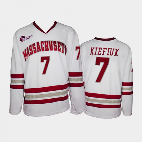 Cal Kiefiuk College Hockey UMass Minutemen Jersey ...
