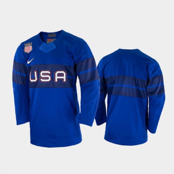 USA Hockey 2022 Beijing Winter Olympic Blue Men Al...