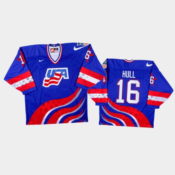 USA Hockey Brett Hull Classic 25th Anniversary Jersey Blue