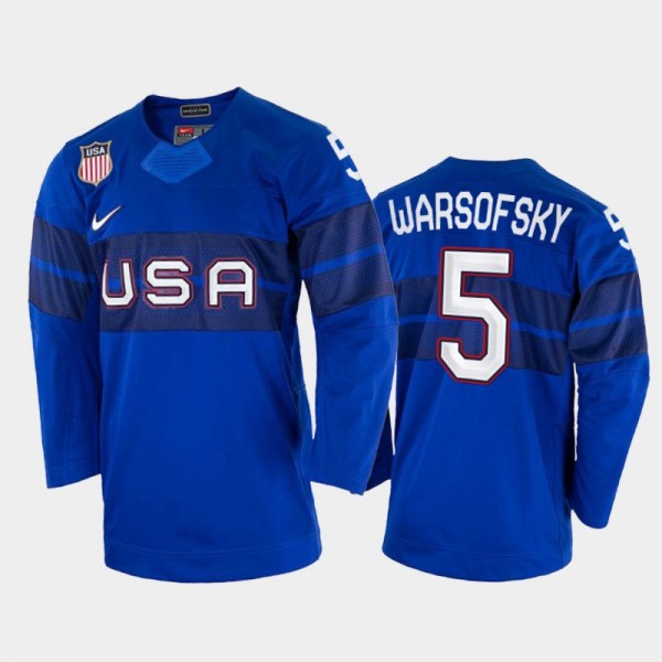 USA Hockey David Warsofsky 2022 Winter Olympics Je...