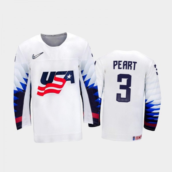 USA Hockey 2022 WJC  Jack Peart White Jersey