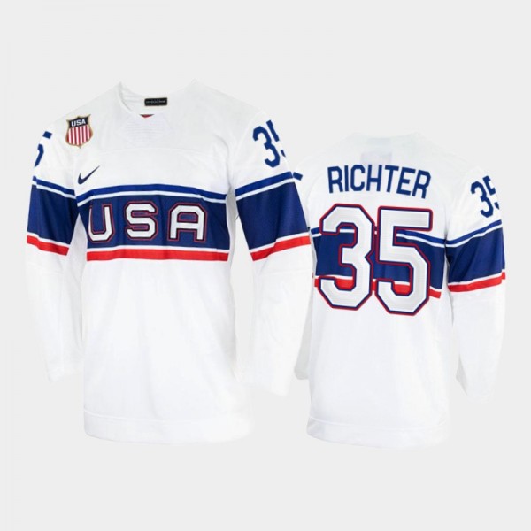 USA Hockey Mike Richter 2002 Winter Olympic Jersey...