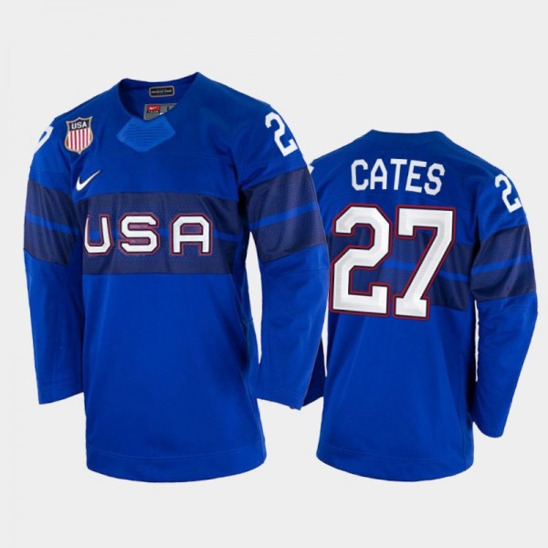 USA Hockey Noah Cates 2022 Winter Olympics Jersey ...