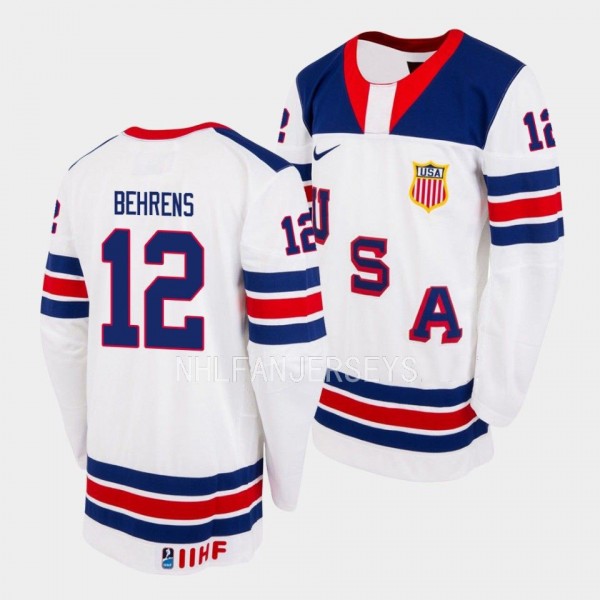 Sean Behrens USA 2023 IIHF World Junior Championsh...