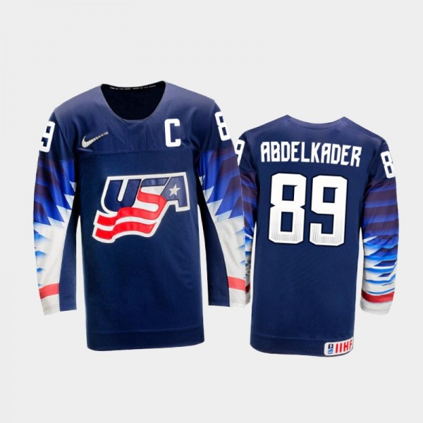 Justin Abdelkader 2021 IIHF World Championship USA...