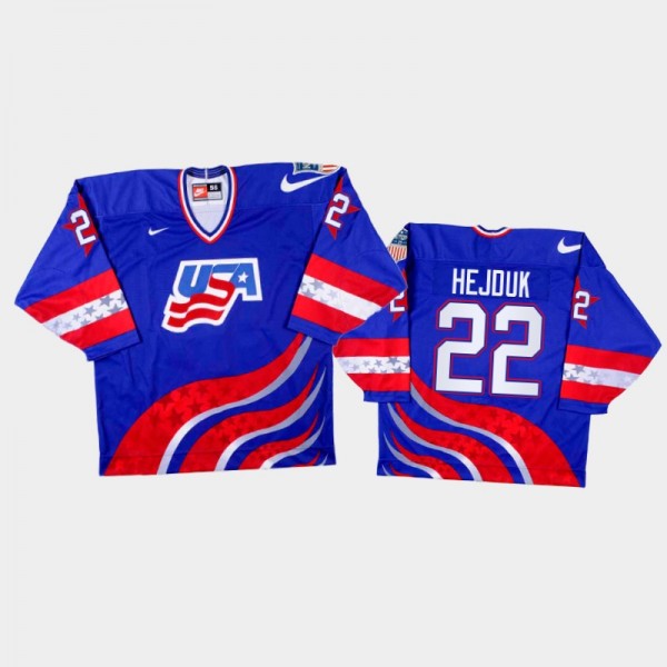 USA U18 Marek Hejduk Classic 25th Anniversary Jers...