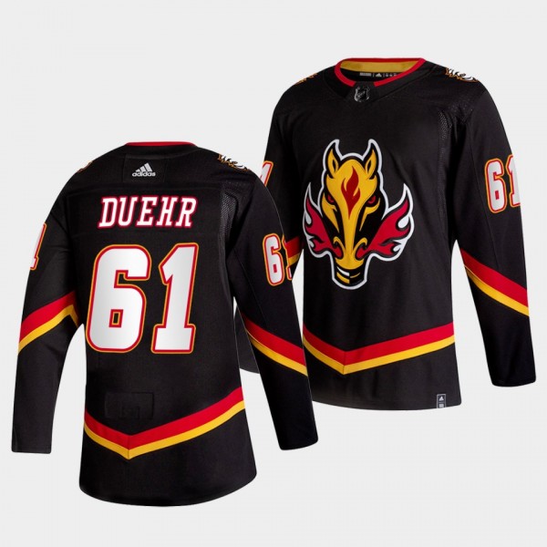 Calgary Flames Walker Duehr 2022-23 Alternate #61 ...