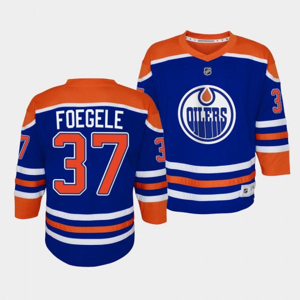 Warren Foegele Edmonton Oilers Youth Jersey 2022-2...