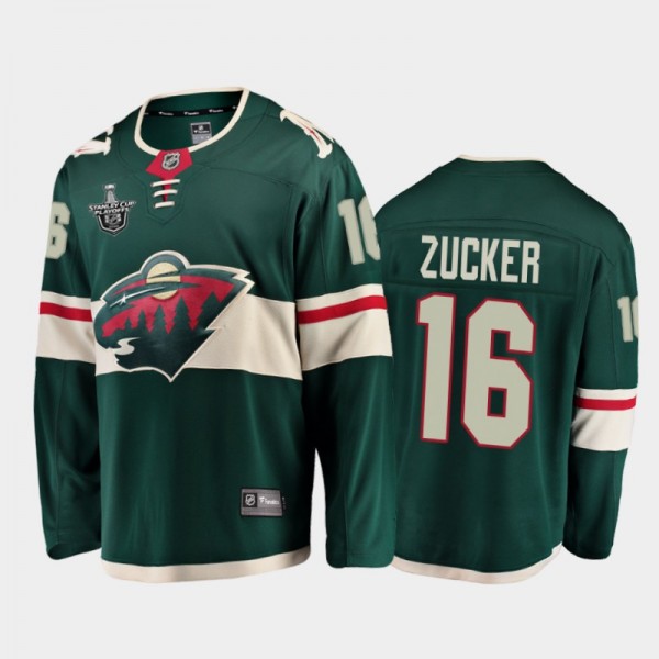 Jason Zucker 2020 Stanley Cup Playoffs Minnesota W...