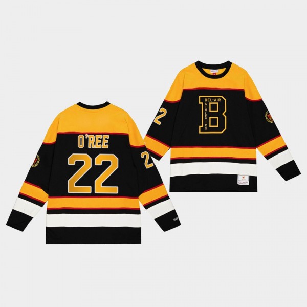 Boston Bruins NHL X Bel-Air Willie O'Ree Black #22...