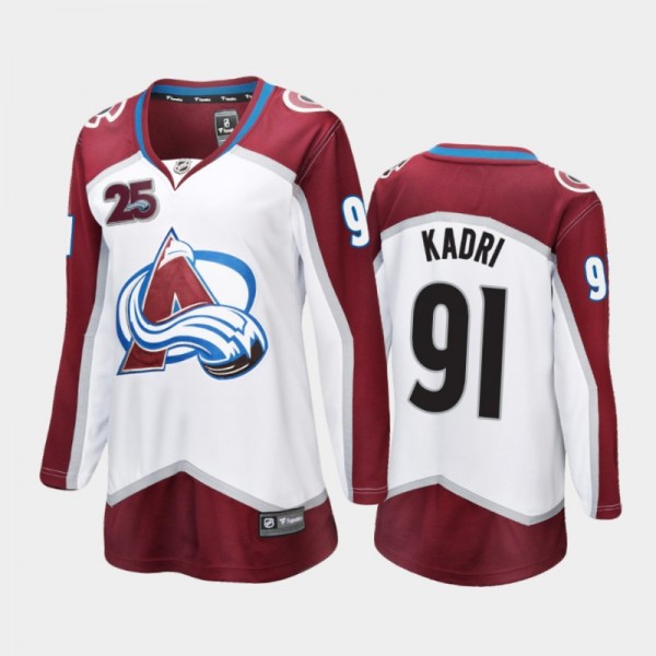 25th Anniversary Nazem Kadri Avalanche Away Women ...