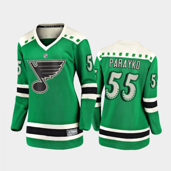 2021 St. Patrick's Day Colton Parayko Blues Women ...