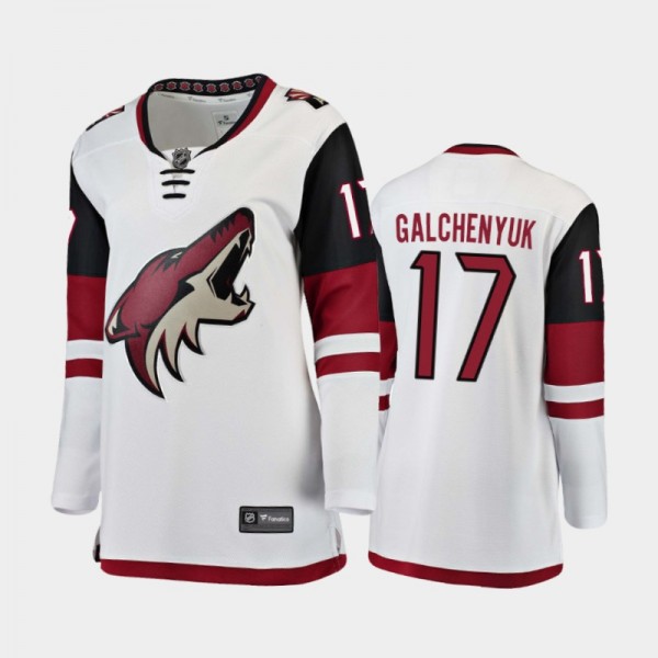 2021-22 Alex Galchenyuk Coyotes White Jersey Women