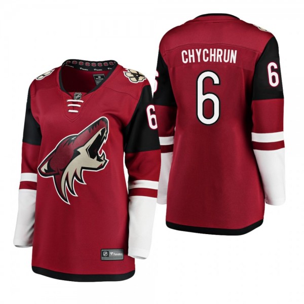 Coyotes Jakob Chychrun Home Red Women's Breakaway Player Jersey