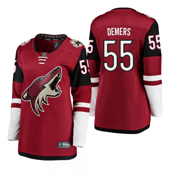 Coyotes Jason Demers Home Red Women's Breakaway Pl...