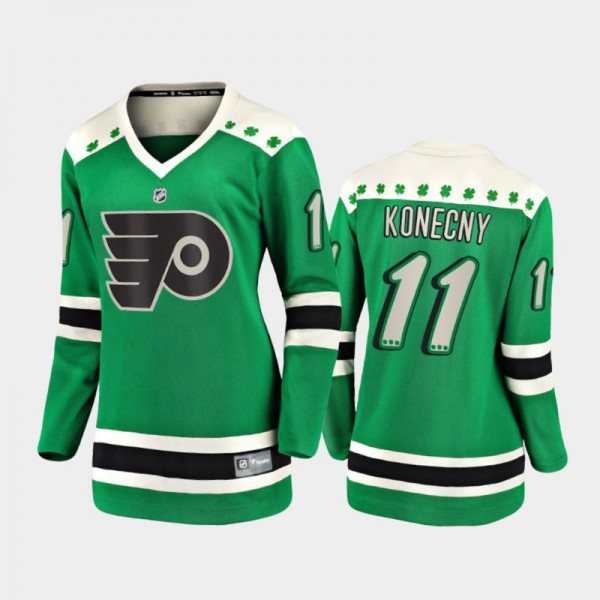 2021 St. Patrick's Day Travis Konecny Flyers Women...