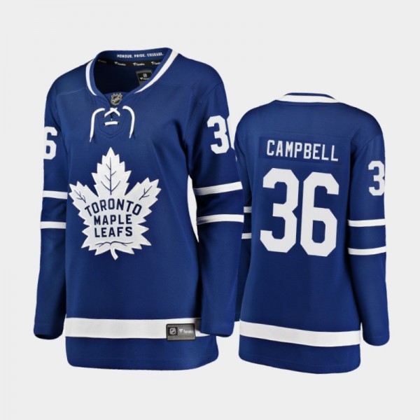 Home Jack Campbell Maple Leafs Women 2021 Jersey B...