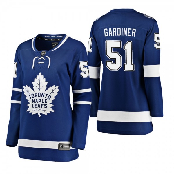 Maple Leafs Jake Gardiner Home Blue Women's Breaka...